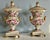 Rose Vintage Italian Charleston Line Porcelain Lidded Lamp W/Roses - a Pair For Sale - Image 8 of 13
