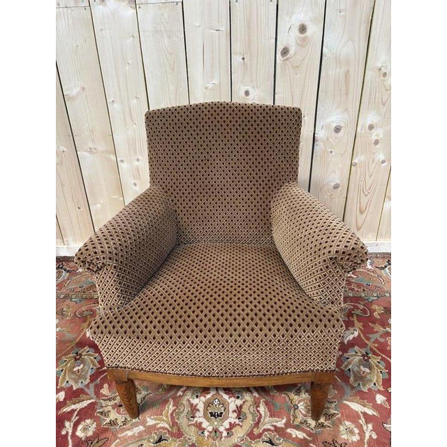 Louis XVI Style Bergère Chair For Sale - Image 3 of 8