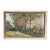 Small French Landscape Oil on Board. C 1940 For Sale
