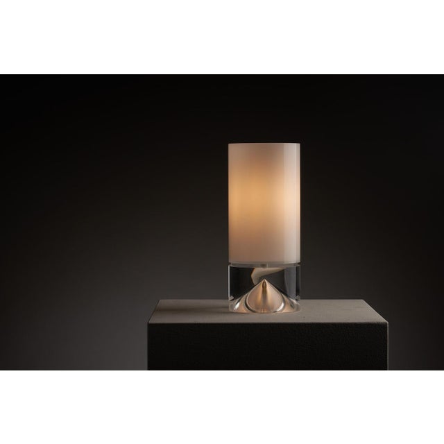 1970s Space Age Acrylic Glass Table Lamp attributed to Cosack, 1970 For Sale - Image 5 of 13