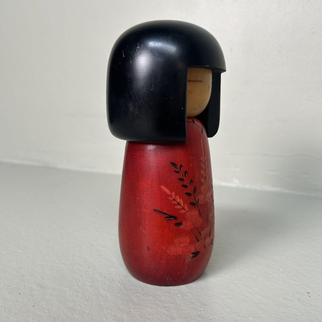 Wood Vintage Kokeshi by Masae Fujikawa, 1970s For Sale - Image 7 of 9
