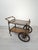 Brown Historic Bar on Wheels with Carved Openwork Ballet For Sale - Image 8 of 15