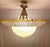 Gold Murano Glass Chandelier from Barovier & Toso, 1960s For Sale - Image 8 of 11