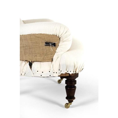 English Button Back Armchair For Sale - Image 10 of 13