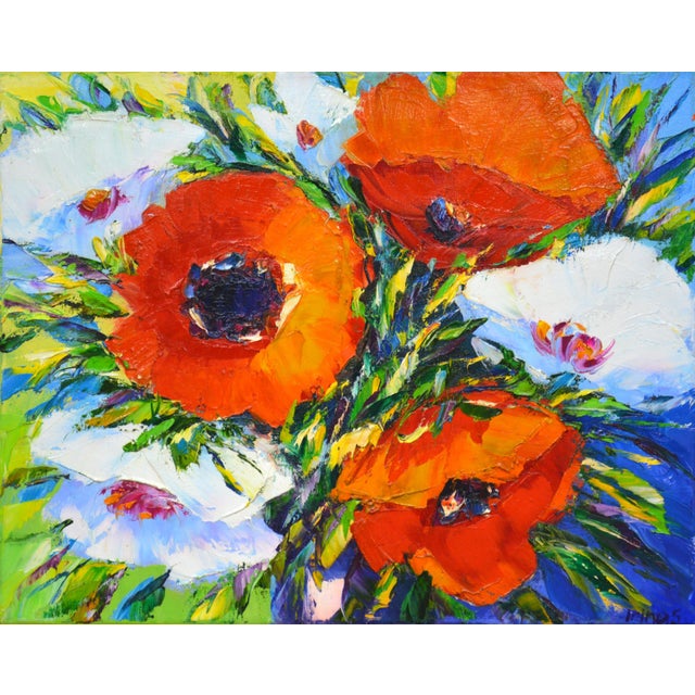Anemones 20.Modern Original Painting. For Sale