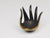 Gold Sculptural Brass Hand Bowl by Walter Bosse for Herta Baller, Austria, 1950s For Sale - Image 8 of 13