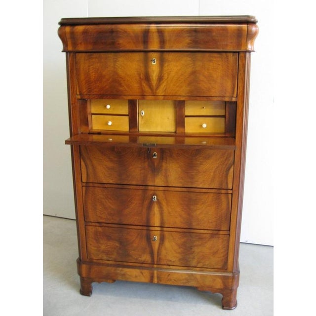 Antique Secretaire in Mahogany, 1850s For Sale - Image 4 of 13