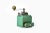 Mint Colored Manual Coffee Grinder, 1930s For Sale - Image 3 of 10