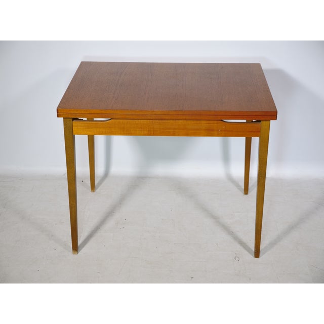 Mid-Century Folding Dining Table in Walnut by Wilhelm Renz, 1960s For Sale - Image 6 of 9