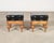 Mid 20th Century Pair of Empire Aesthetic Leather Giltwood Ottoman Footstools For Sale - Image 5 of 18