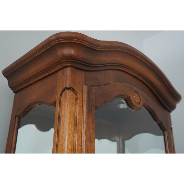 Ethan Allen Country French Curio Cabinet For Sale - Image 13 of 18