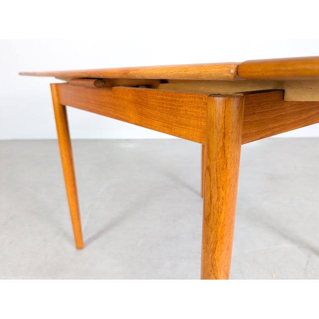 Vintage Danish Extendable Teak Dining Table, 1960s For Sale - Image 10 of 13