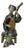 Chinese Porcelain Qing Style Dressing Holding Pipa Lady Figure For Sale