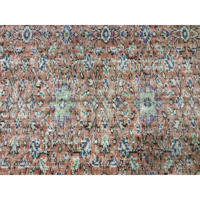 Textile 1960s Turkish Ethnic Area Rug For Sale - Image 7 of 11