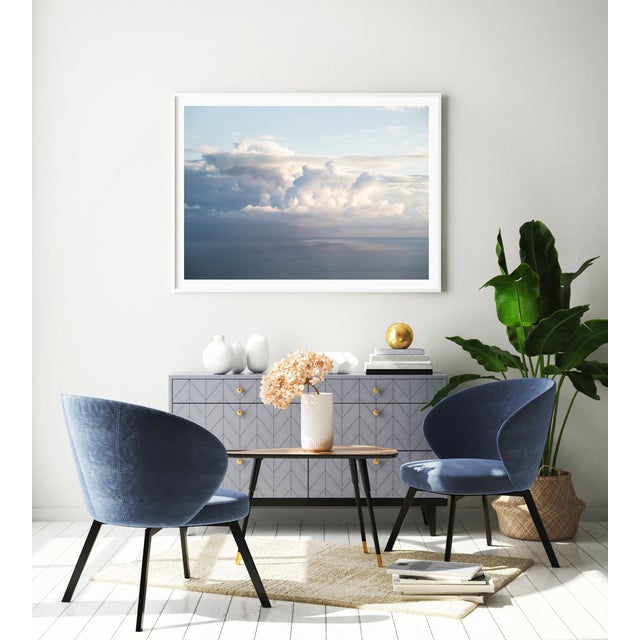 Mediterranean Seascape Art, Coastal Photography, Kefalonia Greece Landscape, Large 54 X 36" 'Clouds Over the Ionian Sea' Fine Art Photography Print For Sale - Image 4 of 10