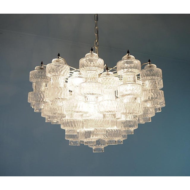 Vintage Murano Glass Chandelier, 1990 For Sale - Image 8 of 14