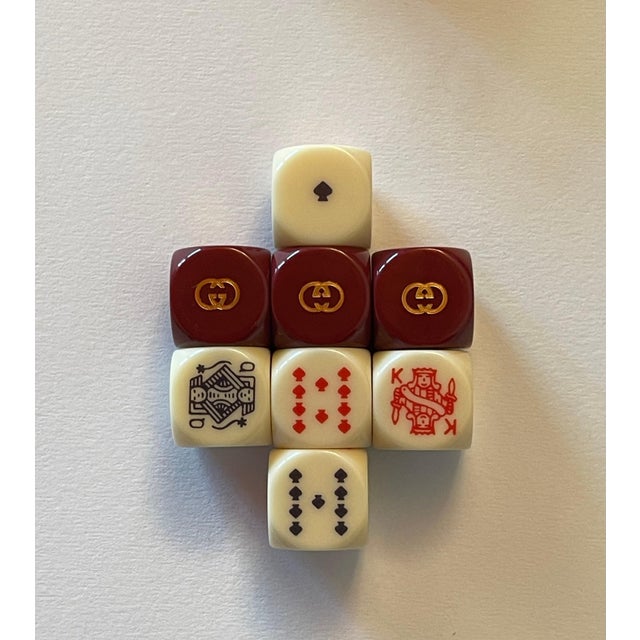 GUCCI Geometric G Briefcase Poker Card Game Set For Sale - Image 11 of 12