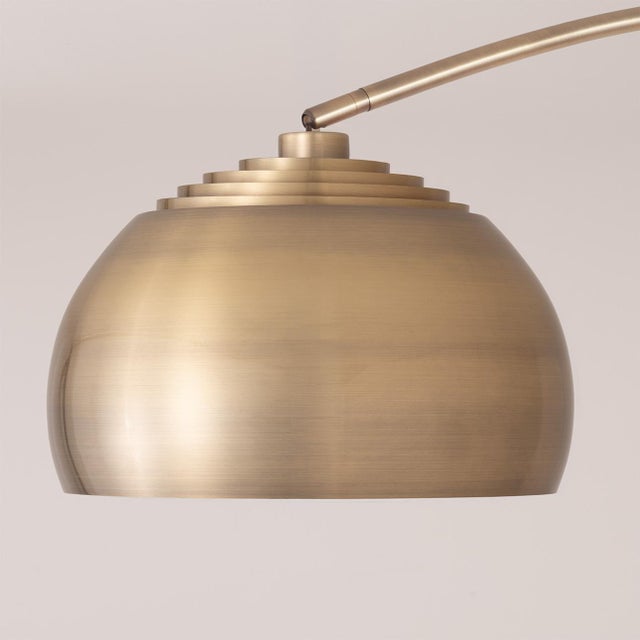 Nova 1960s Morelli Half Dome Brass Steel Wall Lamp by Nova of California For Sale - Image 4 of 7