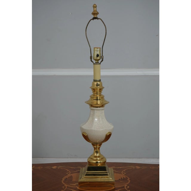 Age: Approx: 30 Years Old Details: Regency Style Quality Construction Nice Crackle Porcelain Un-Marked As To Manufacture -...