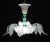 Vintage Venetian Turquoise Murano Glass Chandelier For Sale - Image 10 of 12
