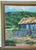 1960’s Pastoral / Architectural Folk Art Oil Painting on Faroe Islands For Sale - Image 4 of 14