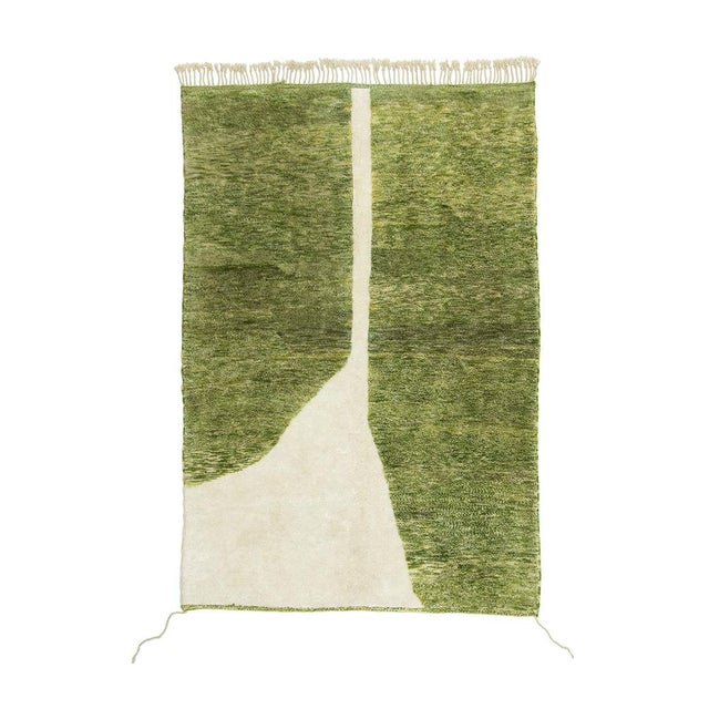 Hand-Knotted Wool Rug by Azele Studio For Sale - Image 12 of 12