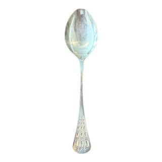 Mid 20th Century Romance by Bjorn Rosenthal Sterling Silver 925 Soup Spoon For Sale