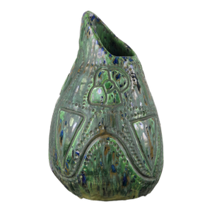 Mid Century Free-Form Pottery Vessel by Duane Freeman