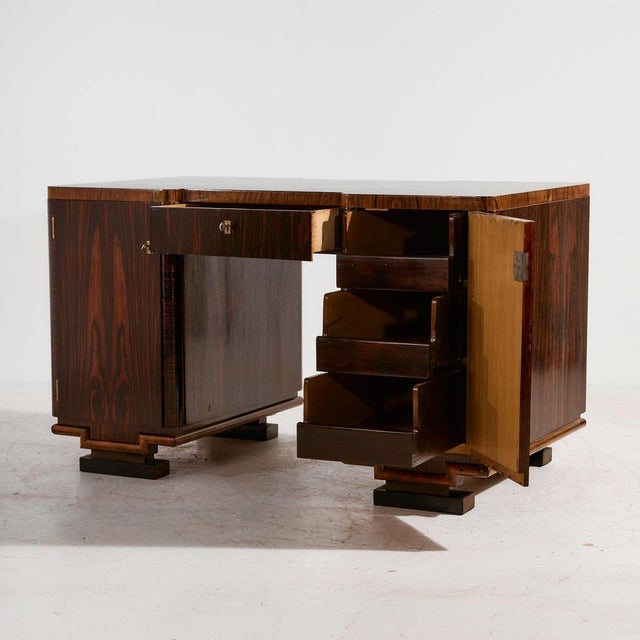Art Deco Desk, 1940s For Sale - Image 4 of 18