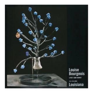 2003 Louise Bourgeois 'Formklippet IV' Museum, Black,Blue,Gray Denmark Offset Lithograph For Sale