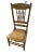 This chair is a wonderful sturdy wooden pressed back nursing chair. It features a low profile for the intended use, and a...