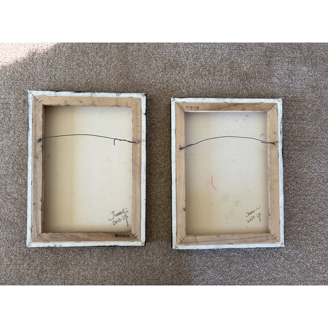 Abstract Art Pieces - Set of 2 For Sale In San Francisco - Image 6 of 7