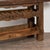 ​​​​​​​Rustic Antique Carpenters Workbench Console Table With Wine Rack From France For Sale - Image 13 of 14