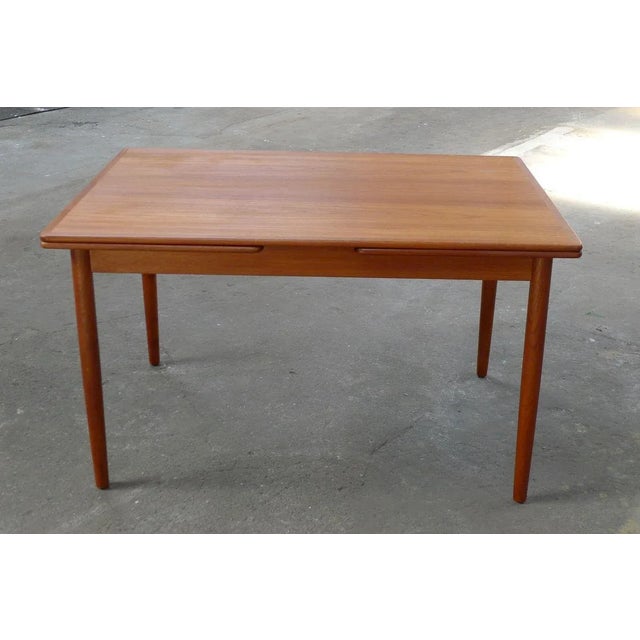 Teak Model 145 Extendable Dining Table by Willy Sigh for Sigh & Søns Møbelfabrik, 1960s For Sale - Image 15 of 15