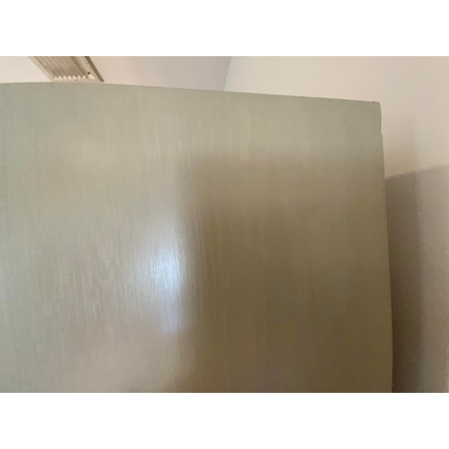 20th Century Bamboo Glass Door Cabinet For Sale - Image 9 of 11