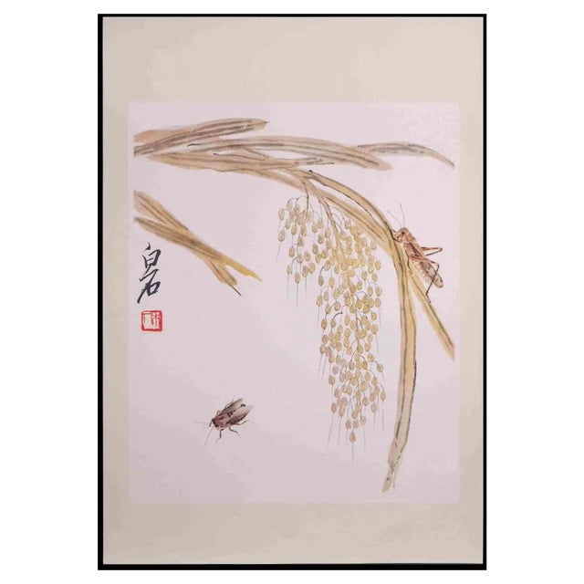 The Rice Ear, Phototype Print, Mid-20th-Century For Sale