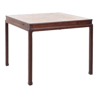 Edward Wormley for Dunbar Mid Century Cork Top Game Table For Sale