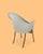 Beige Italian Lord Yo Chairs and Lord Yi Square Table by Philippe Starck for Driade, 1990s, Set of 5 For Sale - Image 8 of 12