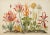 2020s Set of 4 Botanical Prints — Hortus Floridus Style Flowers, Unframed For Sale - Image 5 of 8