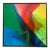 Large Mid-Century Modern Lillian B. Beranek Original Abstract Acrylic Painting on Canvas For Sale