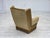 Vintage Danish Highback Chair in Yellow Furniture Velour, 1970s For Sale - Image 12 of 18