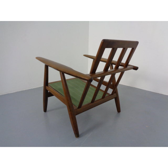 Model GE-240 Cigar Armchair and Ottoman by Hans J. Wegner for Getama, 1950s, Set of 2 For Sale - Image 15 of 18