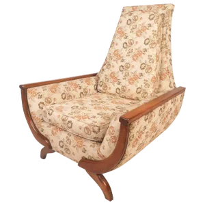 Adrian Pearsall Style Mid-Century Modern High Back Lounge Chair