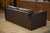 Wood Minimalist Sofa in Leather and Macassar Ebony, 1980s For Sale - Image 7 of 15