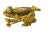 Vintage Gold Tone Diamond Rhinestone Eye Frog Pin. For Sale In New York - Image 6 of 9