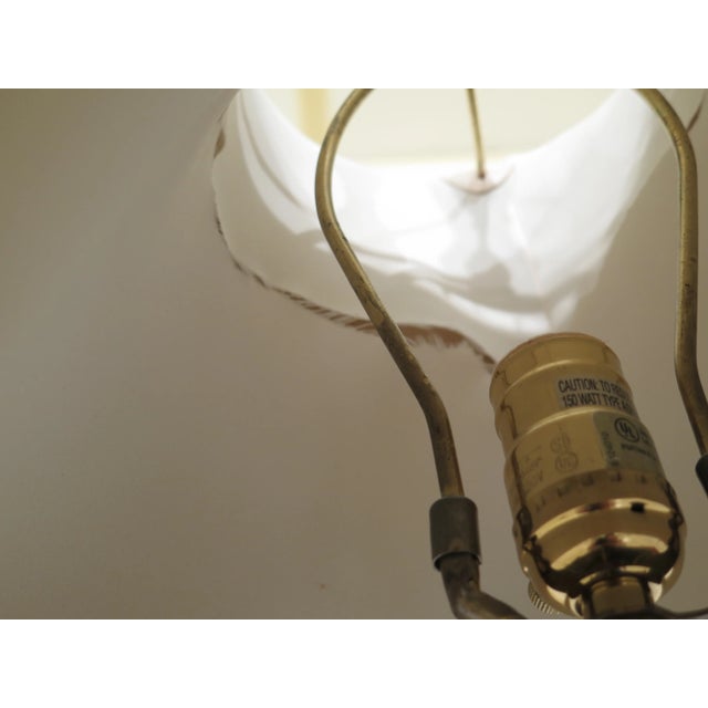 Metal 1990s Brandburn Gallery Toleware Regency Decorated Lamp For Sale - Image 7 of 9