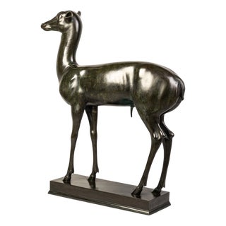 Young Deer Figurine in Patinated Bronze from Chiurazzi Napoli, 1890s For Sale