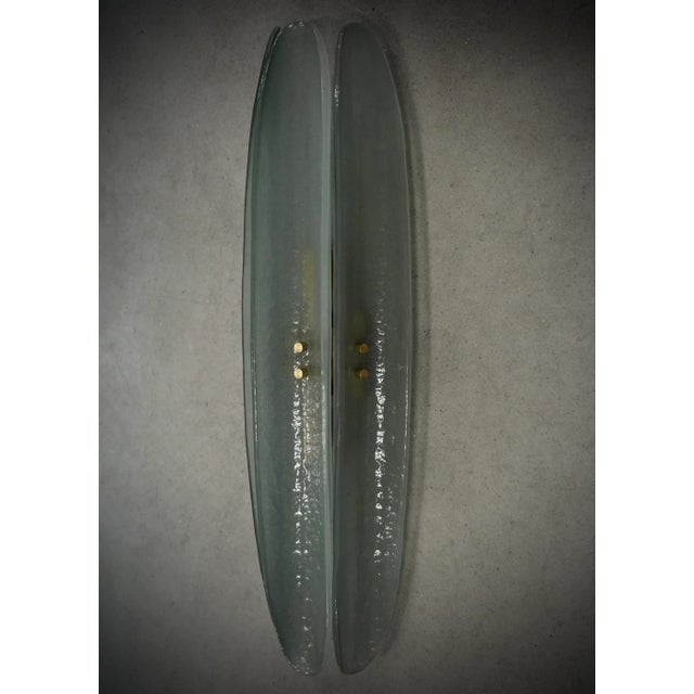Aqua Italian Murano Glass Light Green Color Wall Light For Sale - Image 8 of 10
