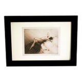 Louis Icart Lithograph Signed Numbered 221/500 - Reclining Nude Figural "Eve" For Sale