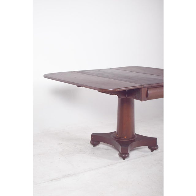 Brown English Flip Flap Sofa Table For Sale - Image 8 of 13